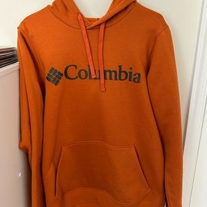 NWT Columbia Men’s Orange Logo Hoodie